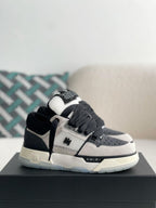 Amiri MA-1 Sneaker – Grey Suede, Black & White