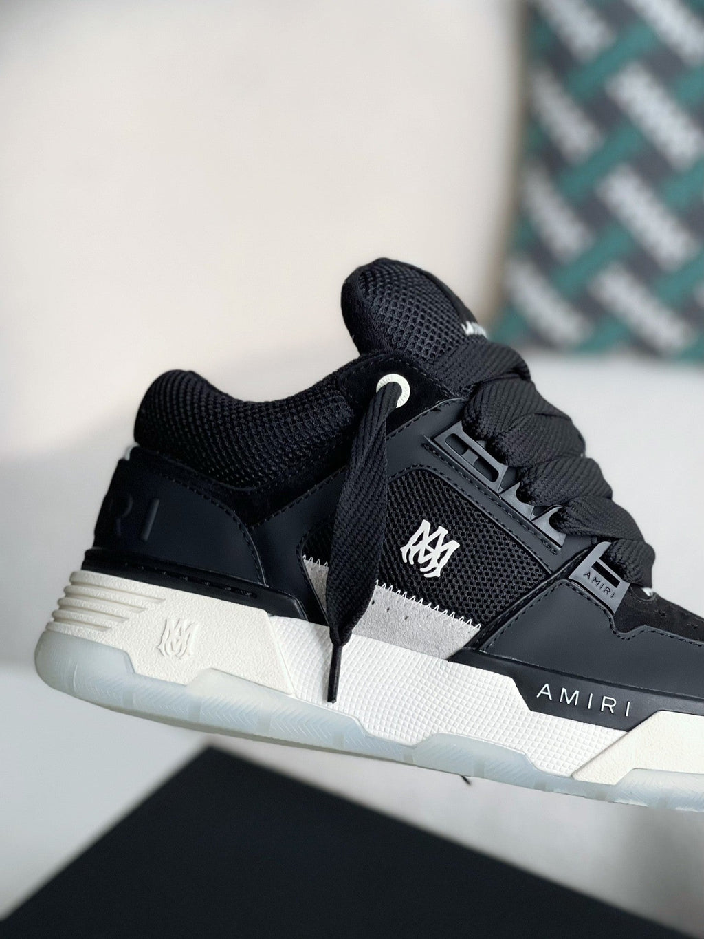Amiri MA-1 Sneaker – Black, Bone & Grey