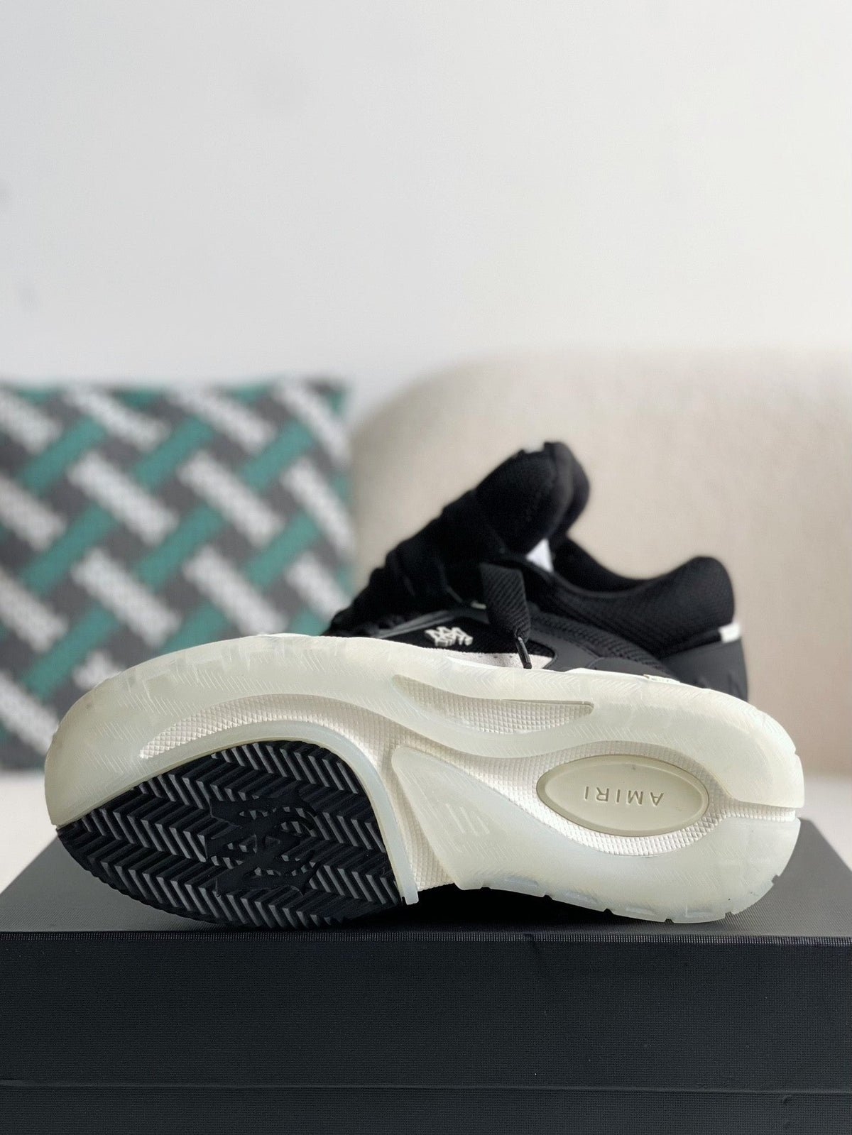 Amiri MA-1 Sneaker – Black, Bone & Grey