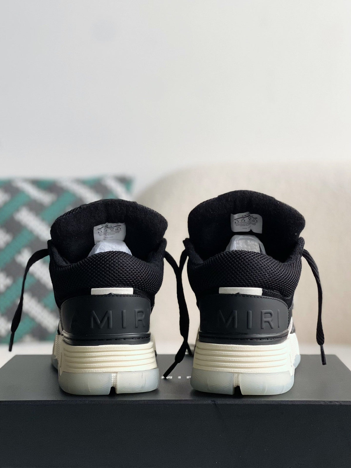 Amiri MA-1 Sneaker – Black, Bone & Grey