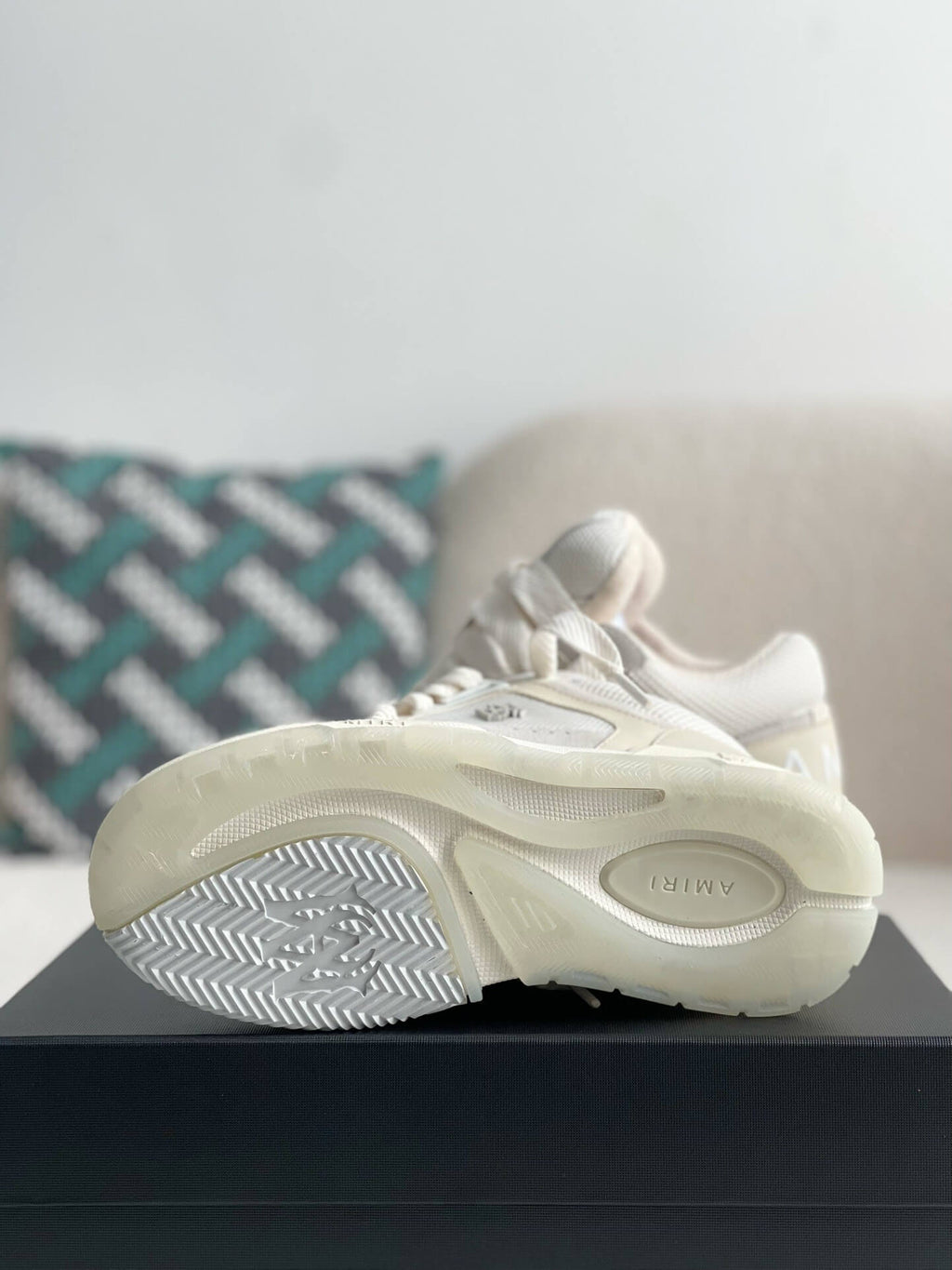 Amiri MA-1 Sneaker – Alabaster, Bone & White