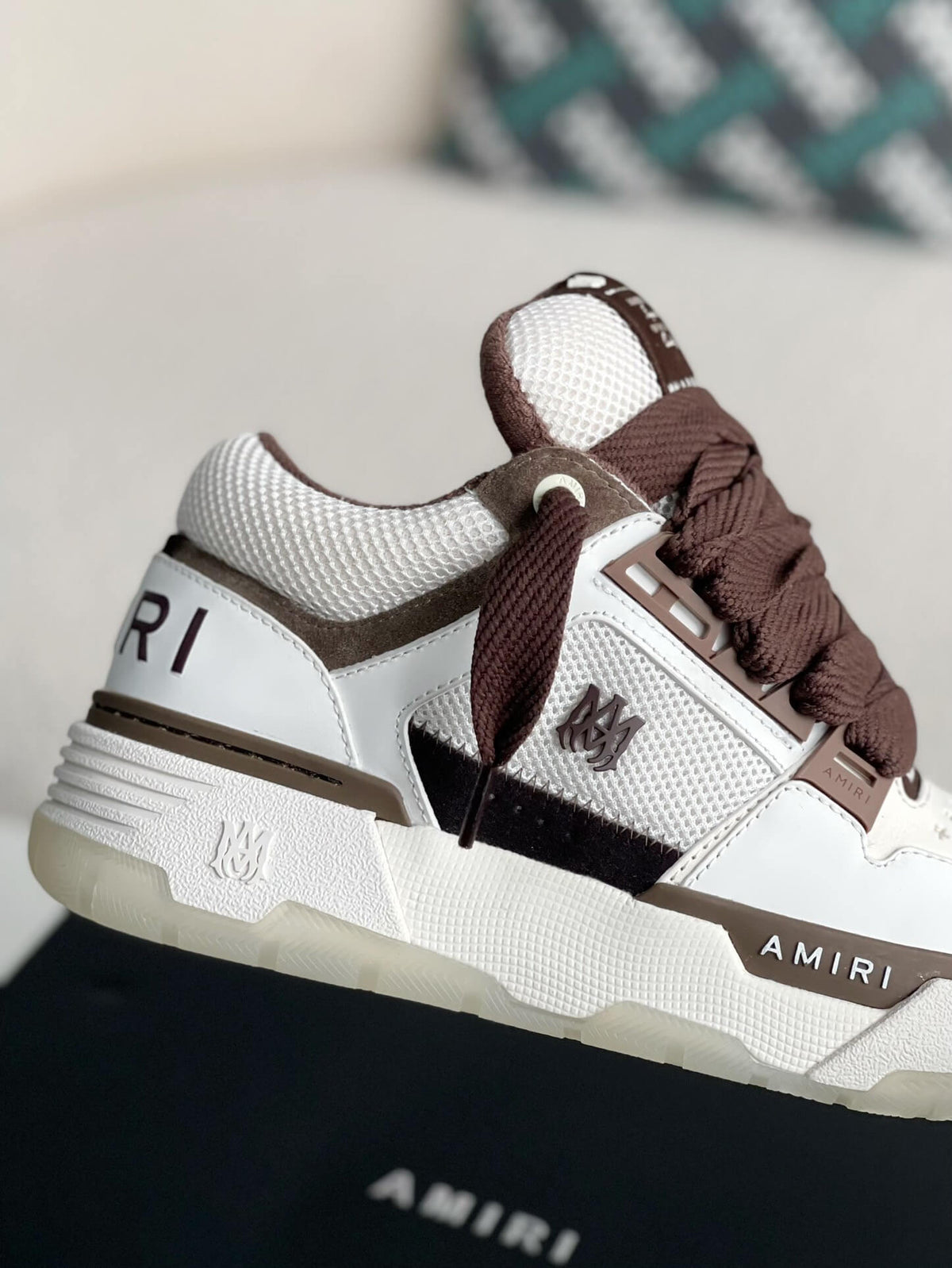 Amiri MA-1 Sneaker – Brown & White