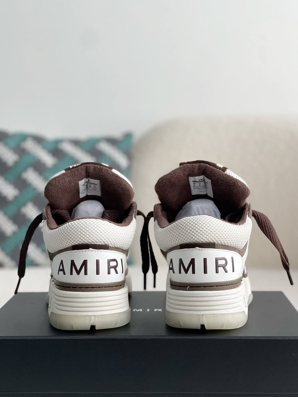 Amiri MA-1 Sneaker – Brown & White