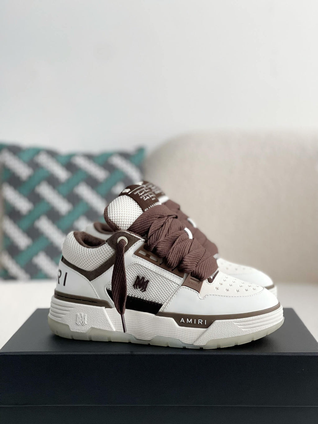Amiri MA-1 Sneaker – Brown & White