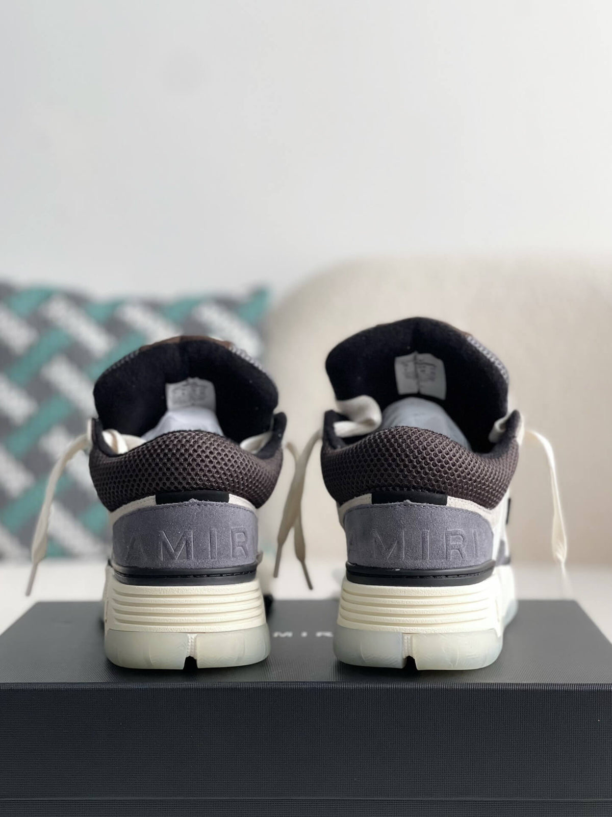 Amiri MA-1 Sneaker – Grey, Black & White