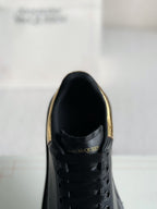 Alexander McQueen Oversized Black Gold Sneakers