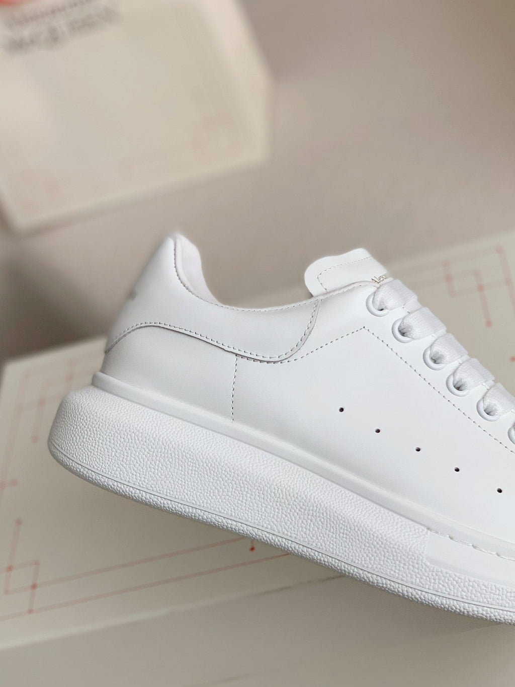 Alexander McQueen Men’s Oversized Sneaker in White