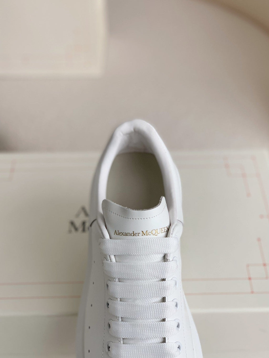 Alexander McQueen Men’s Oversized Sneaker in White