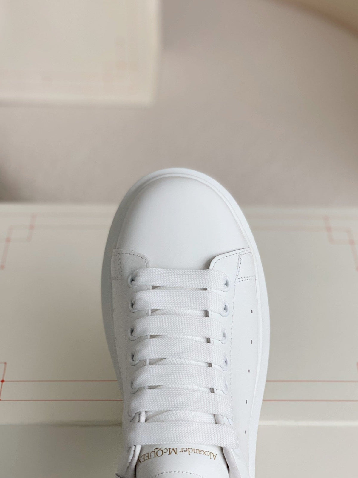 Alexander McQueen Men’s Oversized Sneaker in White