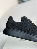 Alexander McQueen Oversized Sneakers in Crystal Black