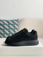 Alexander McQueen Oversized Sneakers in Crystal Black