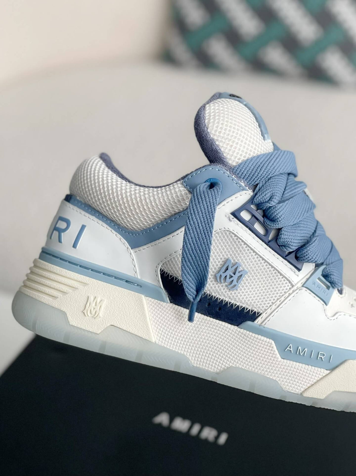 Amiri MA-1 Sneaker – Blue, White & Grey