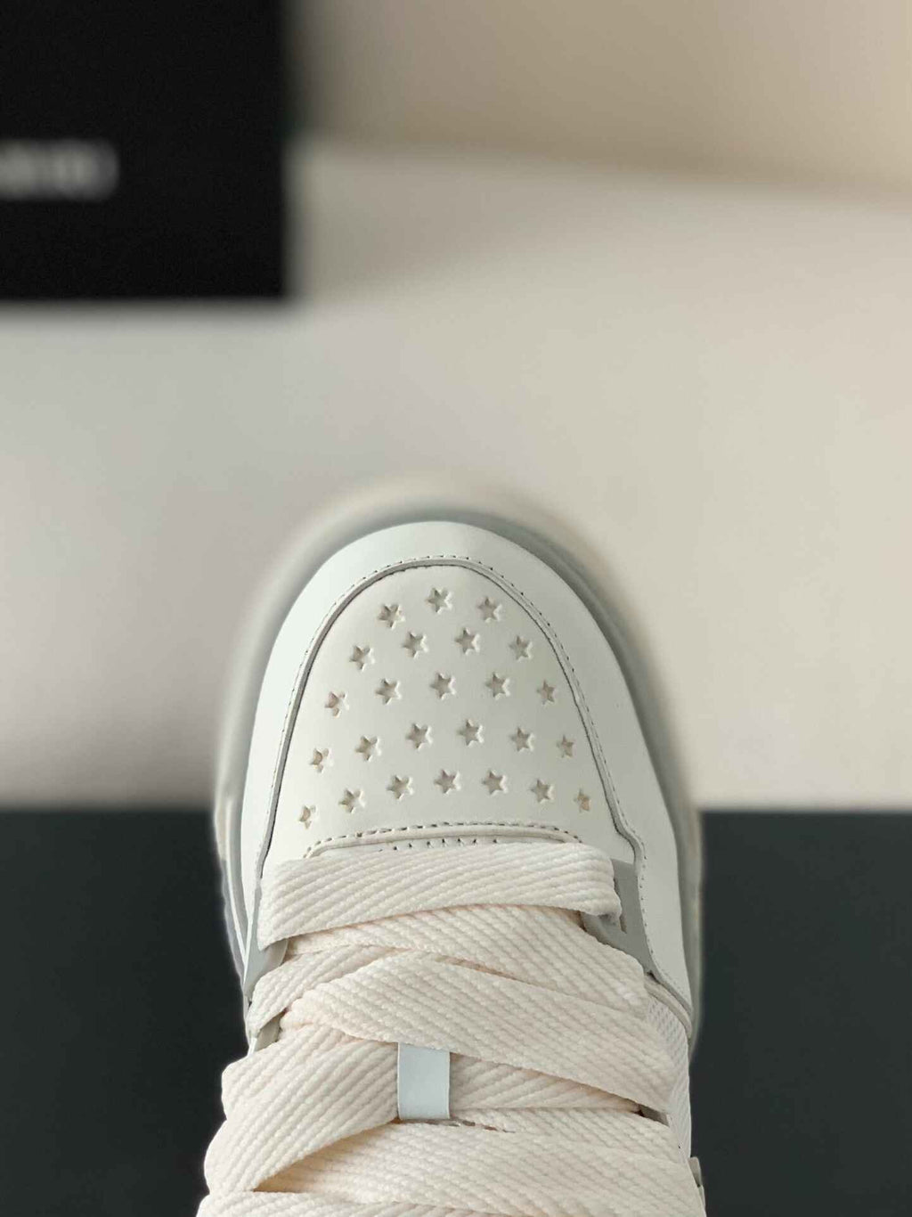 Amiri MA-1 Sneaker – Triple White & Grey