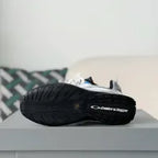 Balenciaga Radar Gradient Lines Sneaker – Silver, White & Blue