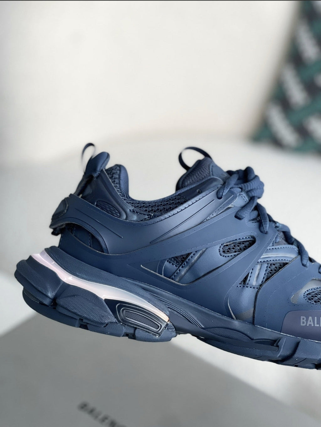Balenciaga Track Sneaker LED – Marine Blue / Navy