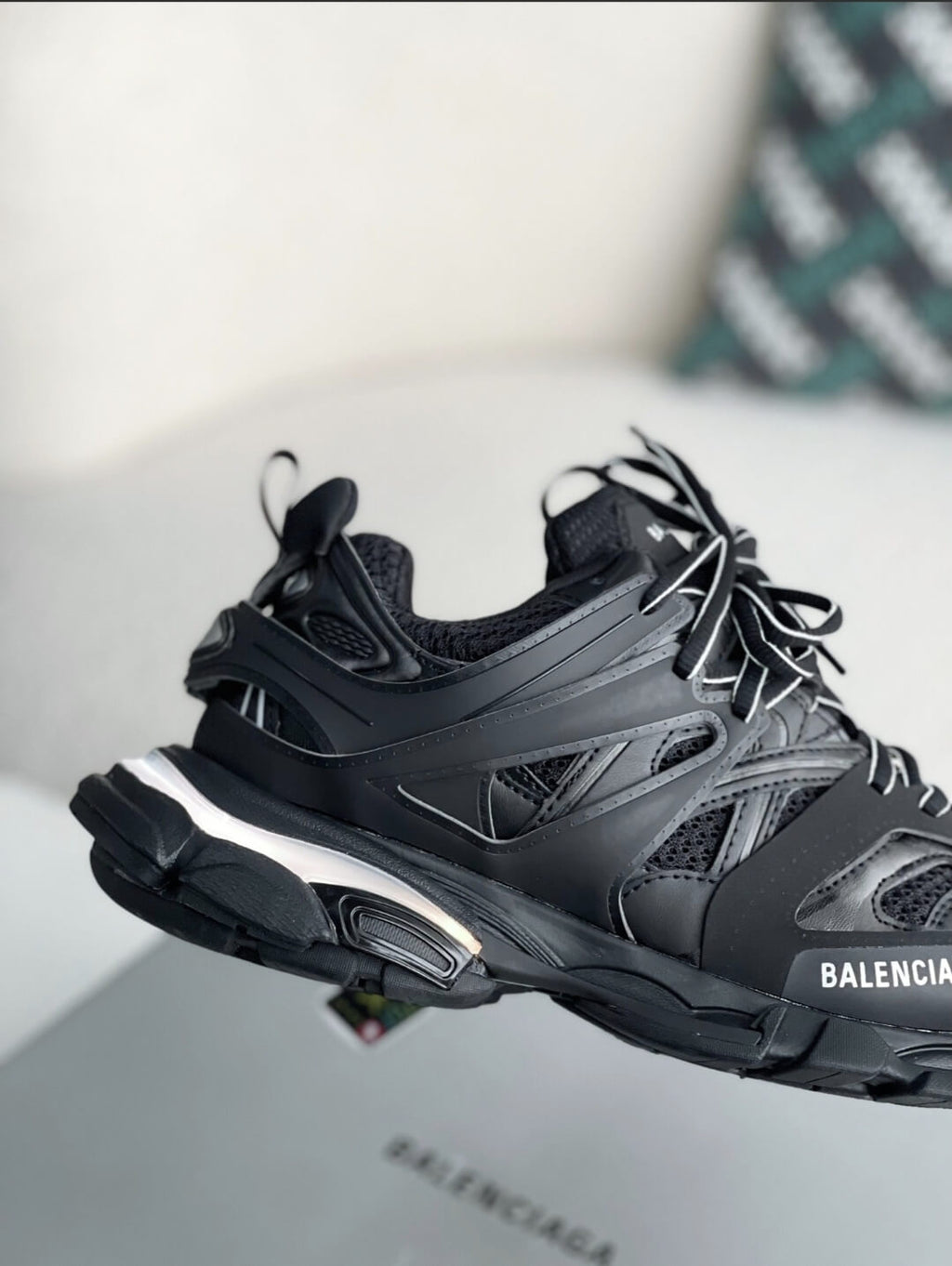 Balenciaga Track Sneaker – Black & White