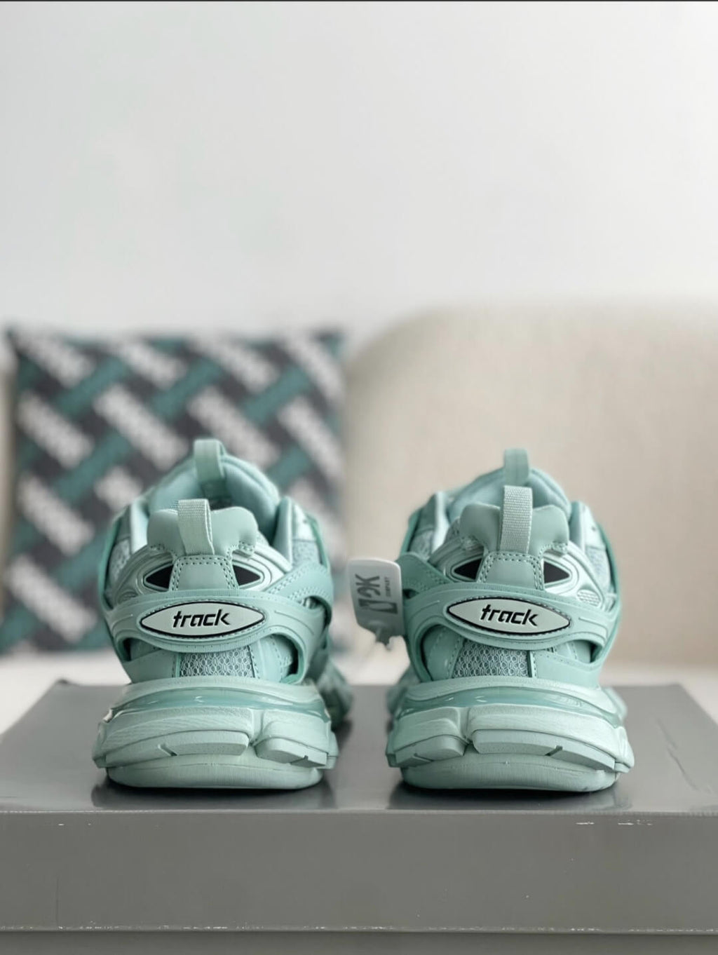 Balenciaga Track Sneaker – Mint Green / Light Sage