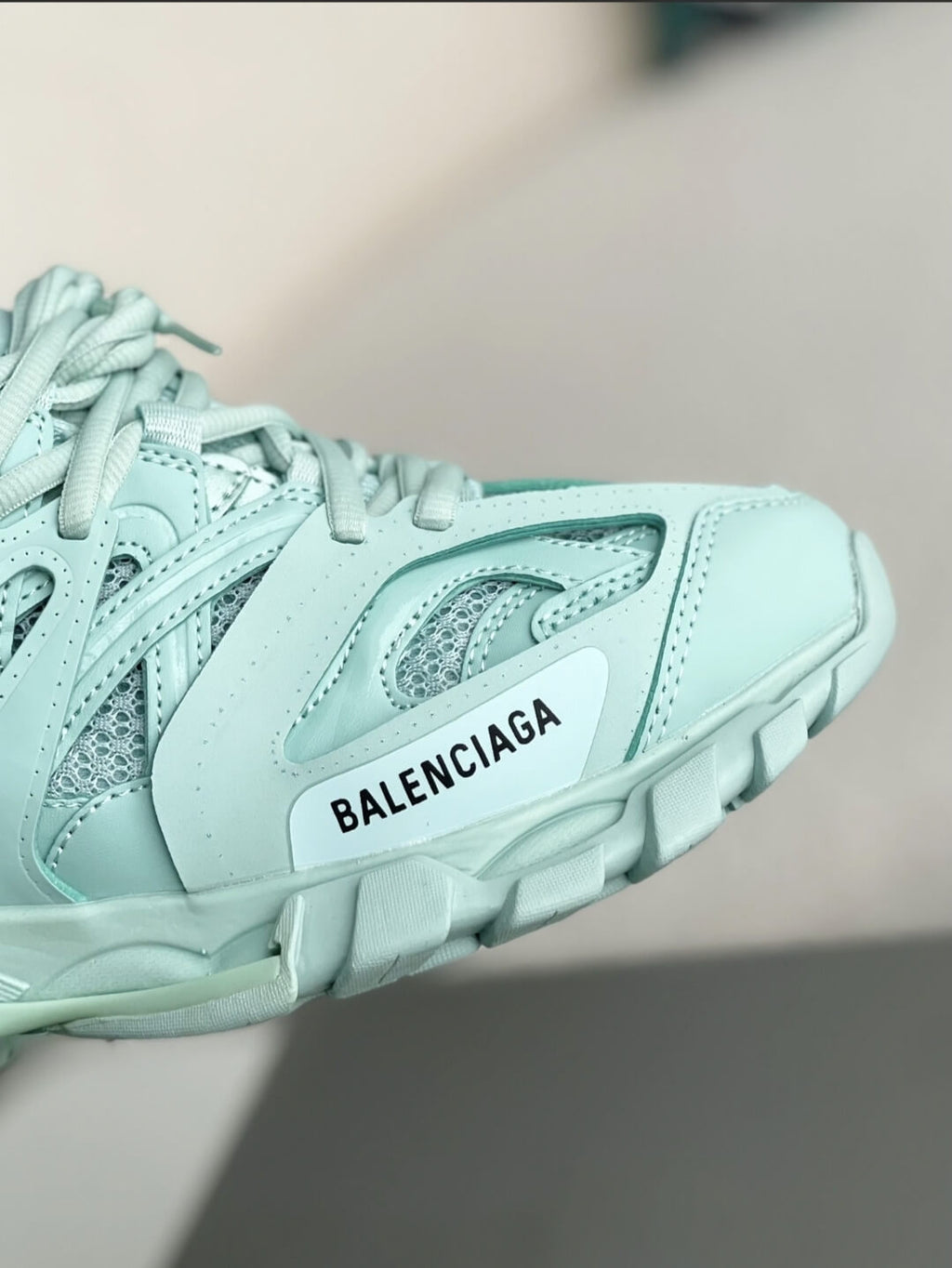 Balenciaga Track Sneaker – Mint Green / Light Sage
