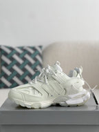 Balenciaga Track Sneaker – Triple White / Chalk