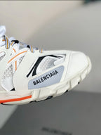 Balenciaga Track Sneaker – White, Orange & Neon Yellow
