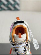 Balenciaga Track Sneaker – White, Orange & Neon Yellow