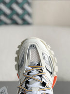 Balenciaga Track Sneaker – White, Orange & Neon Yellow