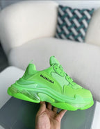 Balenciaga Triple S Sneaker Clear Sole – Neon Green