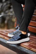 Cannes Platform Trainer — Black Patent-Look