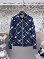 Burberry Check Technical Jersey Tracksuit Navy