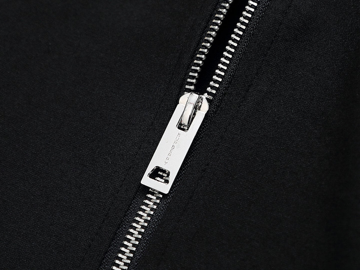 Burberry Duck Logo Striped Side Band Technical Tracksuit Black