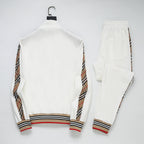 Burberry Vintage Check Tape EKD Technical Tracksuit White