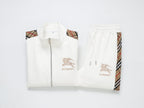 Burberry Vintage Check Tape EKD Technical Tracksuit White