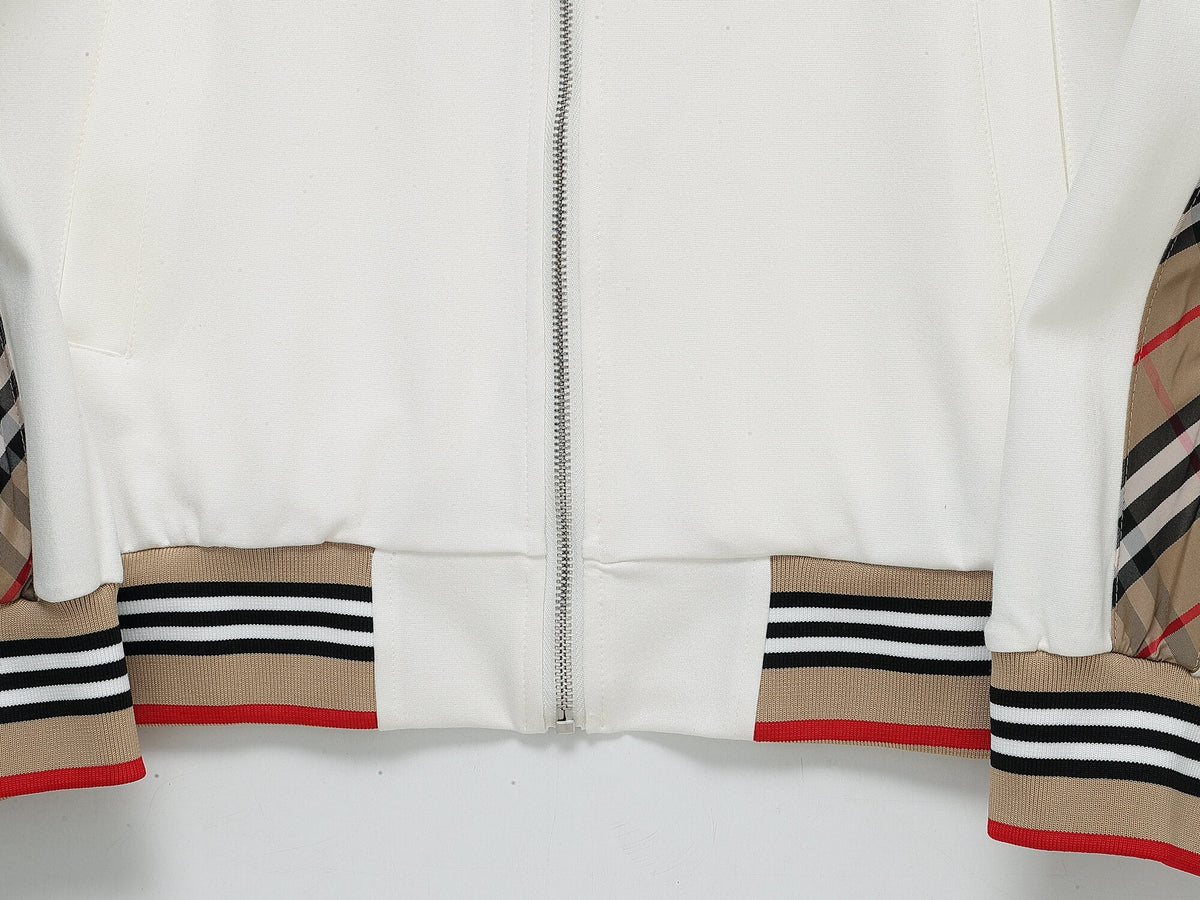 Burberry Vintage Check Tape EKD Technical Tracksuit White