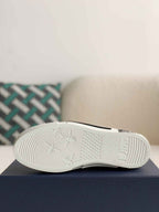Dior B23 High-Top Sneaker in Black & White Dior Oblique Canvas