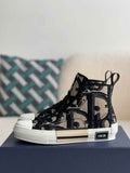 Dior B23 High-Top Sneaker in Black Oblique Jacquard
