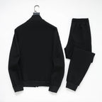 Dolce & Gabbana Circular DG Crest Logo Technical Jersey Tracksuit Black