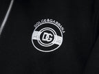 Dolce & Gabbana Circular DG Crest Logo Technical Jersey Tracksuit Black