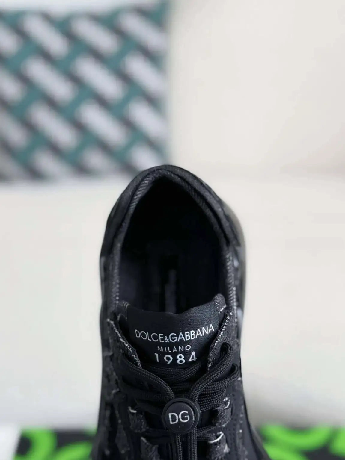 Dolce & Gabbana Daymaster Sneaker – All-Black Mixed Material