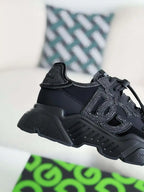 Dolce & Gabbana Daymaster Sneaker – All-Black Mixed Material