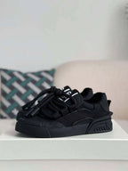 Dolce & Gabbana Space Sneaker – All-Black Technical Mesh