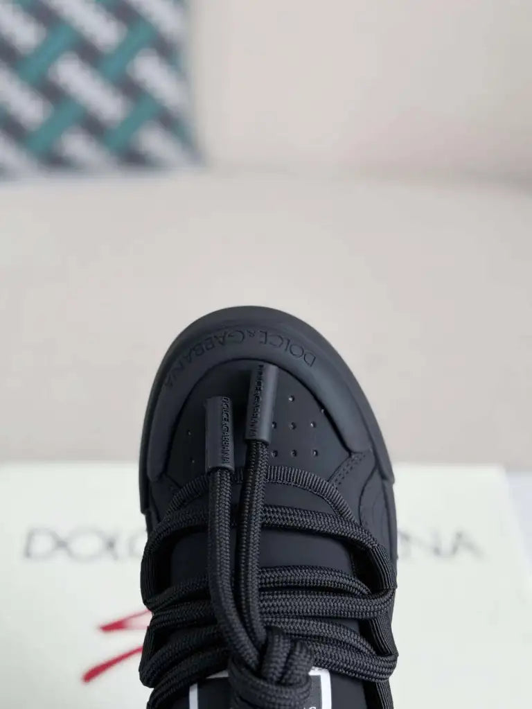 Dolce & Gabbana Space Sneaker – All-Black Technical Mesh