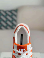 Dolce & Gabbana Space Sneaker – White & Orange Technical Mesh