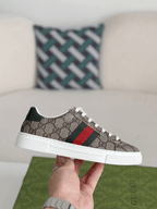 Gucci Ace Sneaker GG Supreme Canvas Web Stripe Low Top