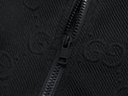 Gucci GG Monogram Embossed Tracksuit Black Web Stripe