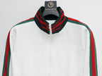 Gucci GG Monogram Embossed Tracksuit White Web Stripe