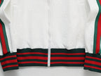 Gucci GG Monogram Embossed Tracksuit White Web Stripe