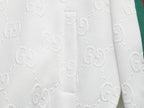 Gucci GG Monogram Embossed Tracksuit White Web Stripe