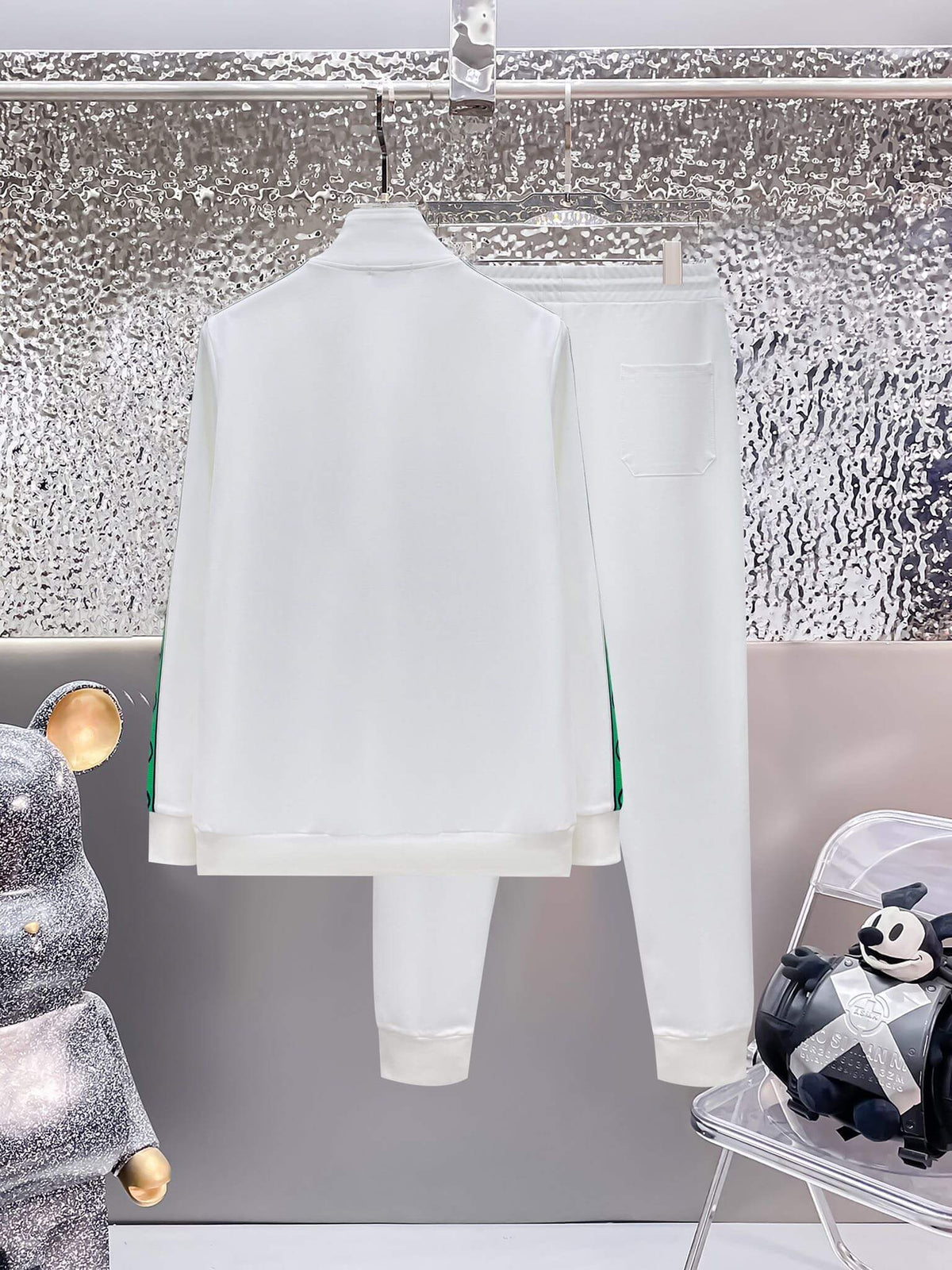 Gucci Interlocking G Gucci 1921 Technical Jersey Tracksuit White