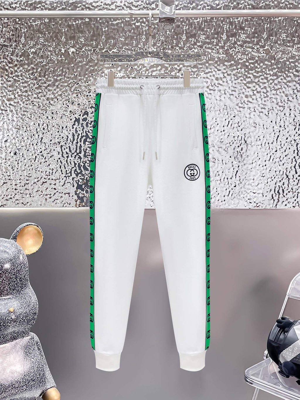 Gucci Interlocking G Gucci 1921 Technical Jersey Tracksuit White