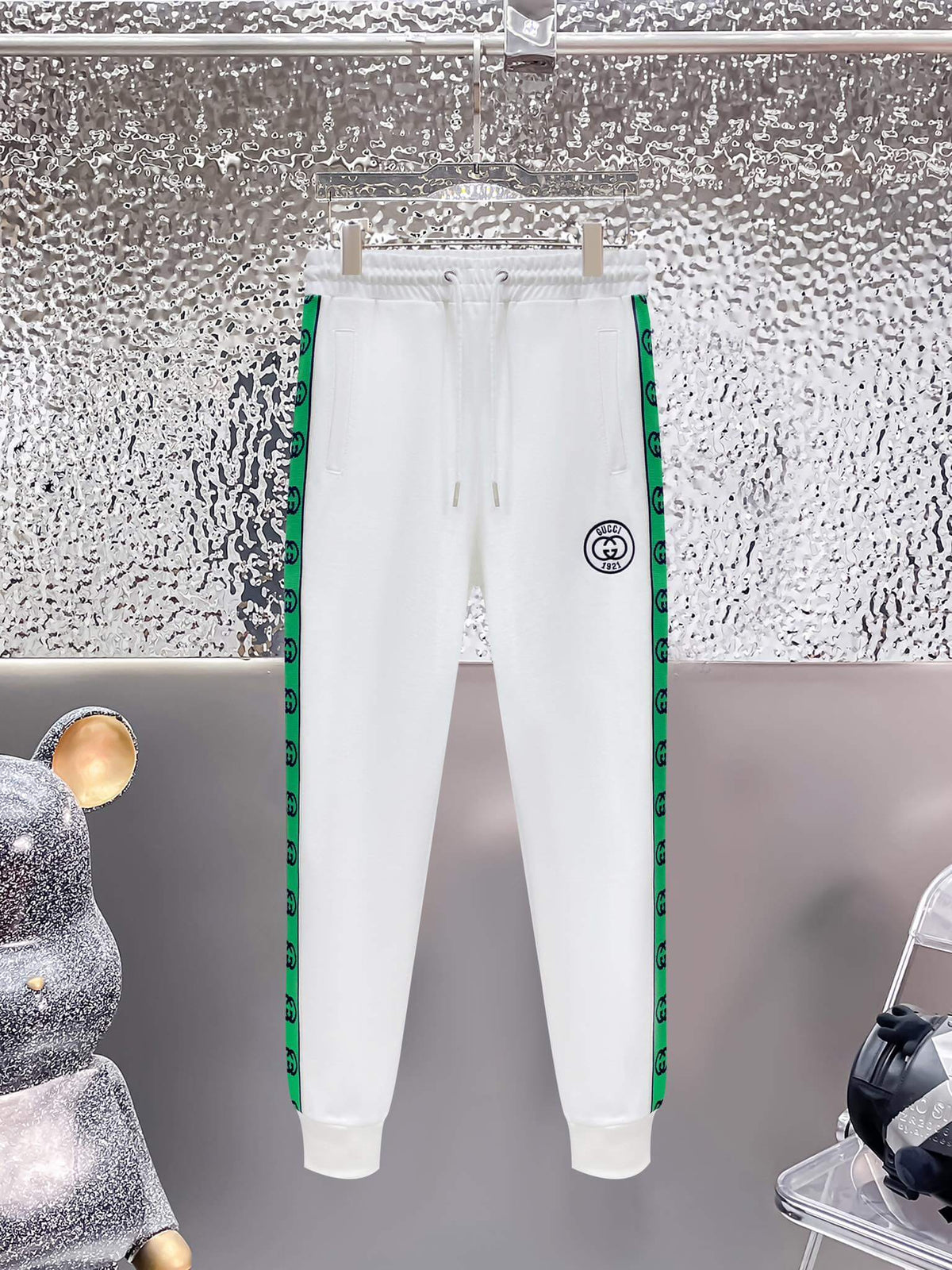 Gucci Interlocking G Gucci 1921 Technical Jersey Tracksuit White